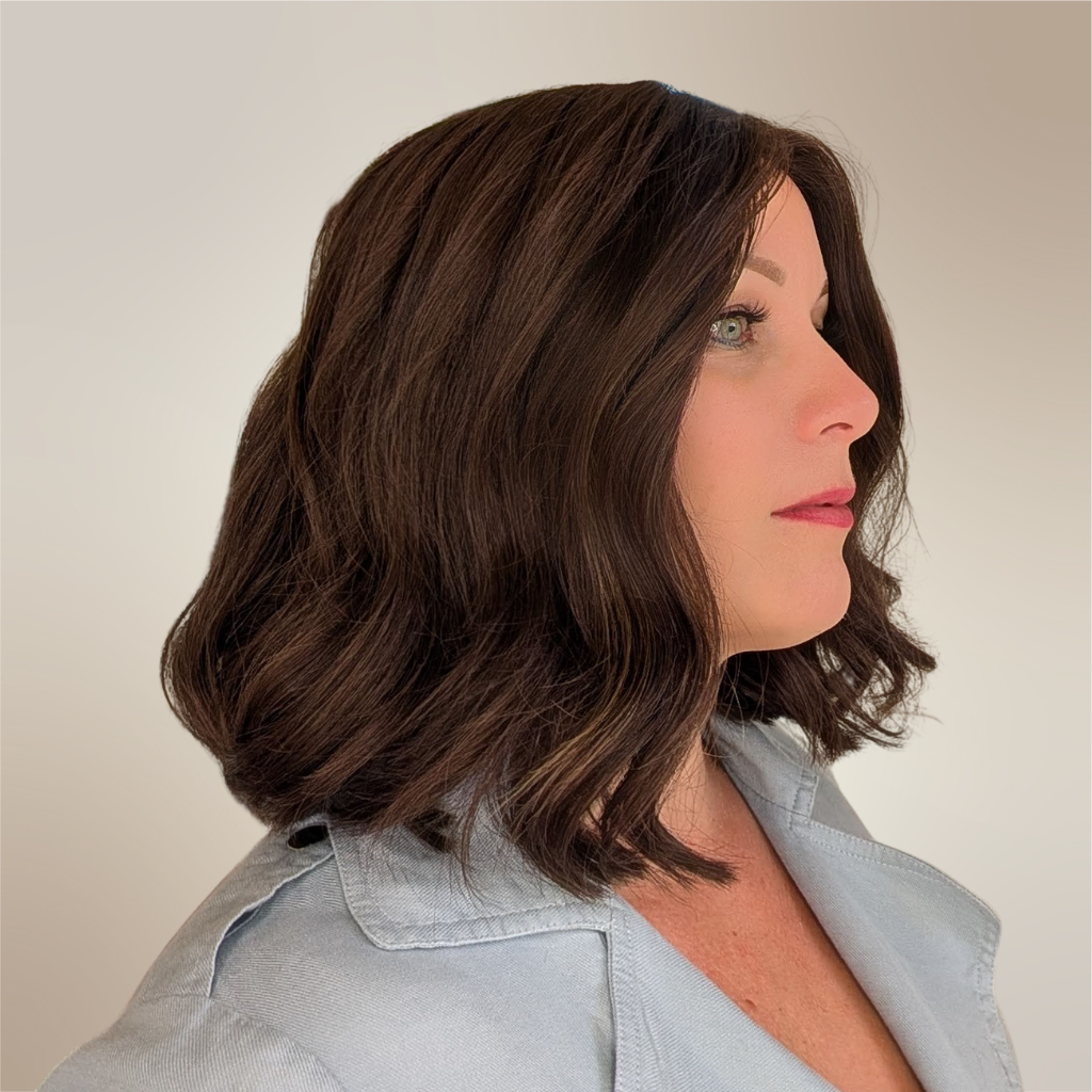 bob wig dark brown