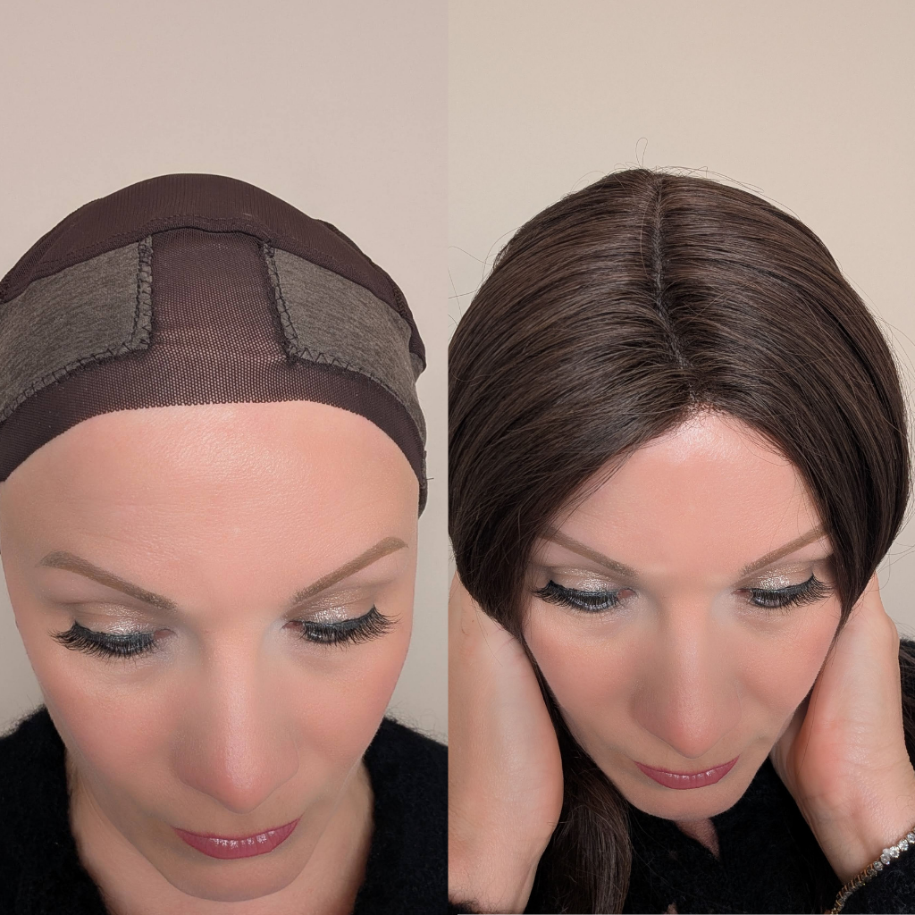 Lace Wig Grip Cap Dark Brown