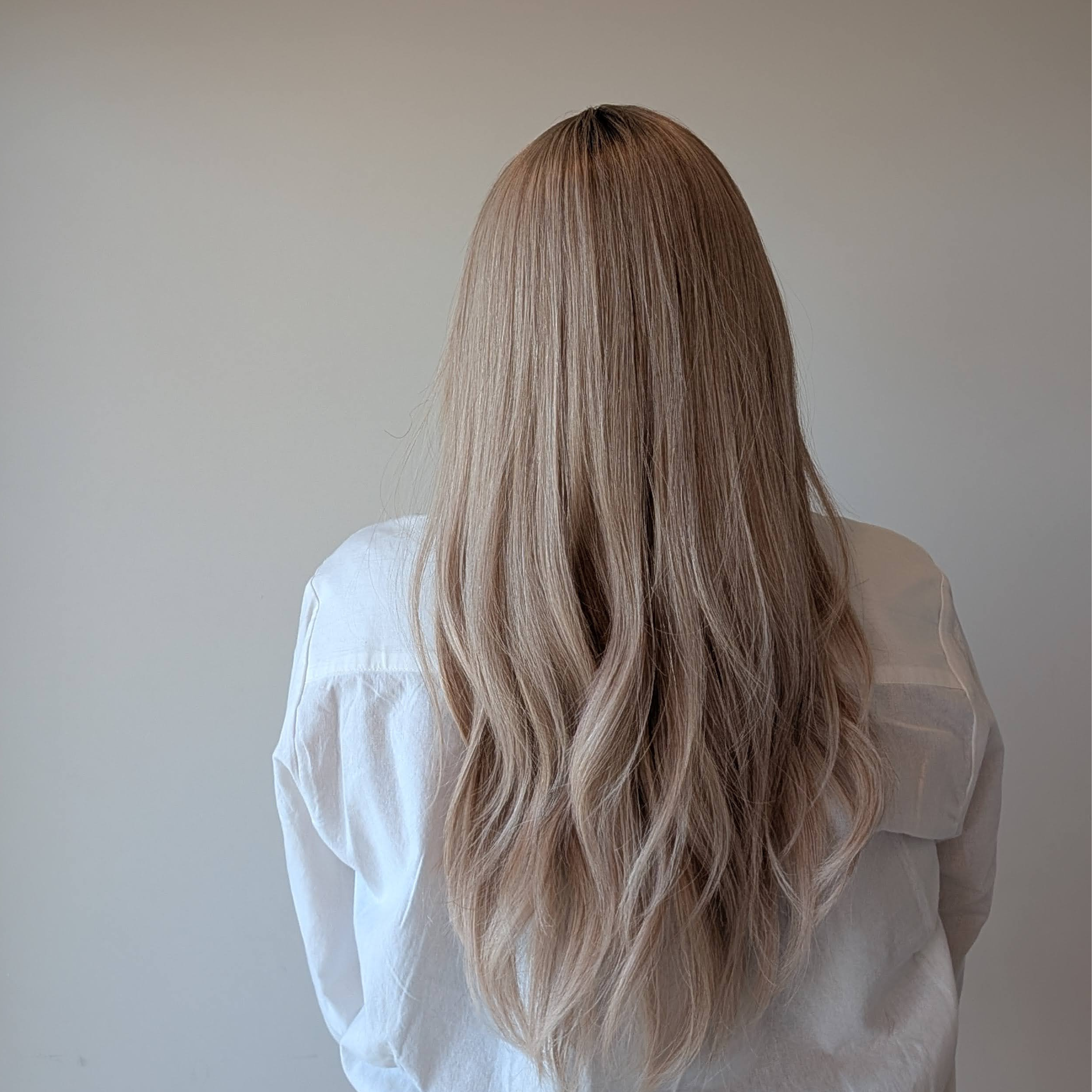 long headband wig cream blonde human hair