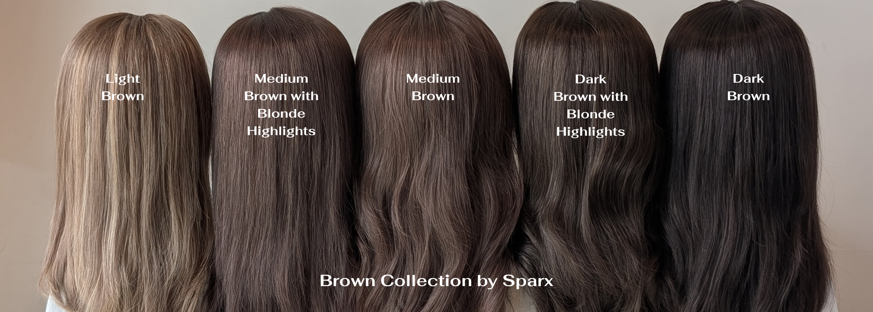 brown wig collection by sparx