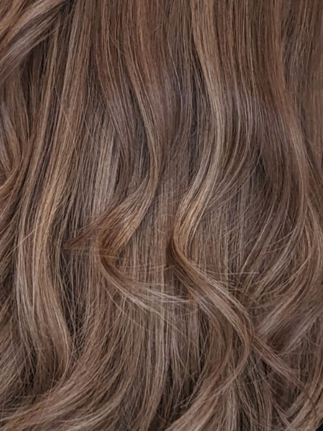 light brown human hair