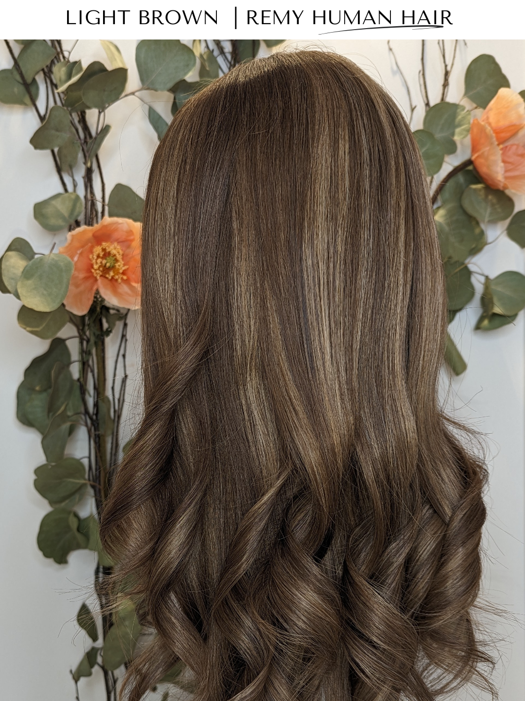 light brown human hair wig 