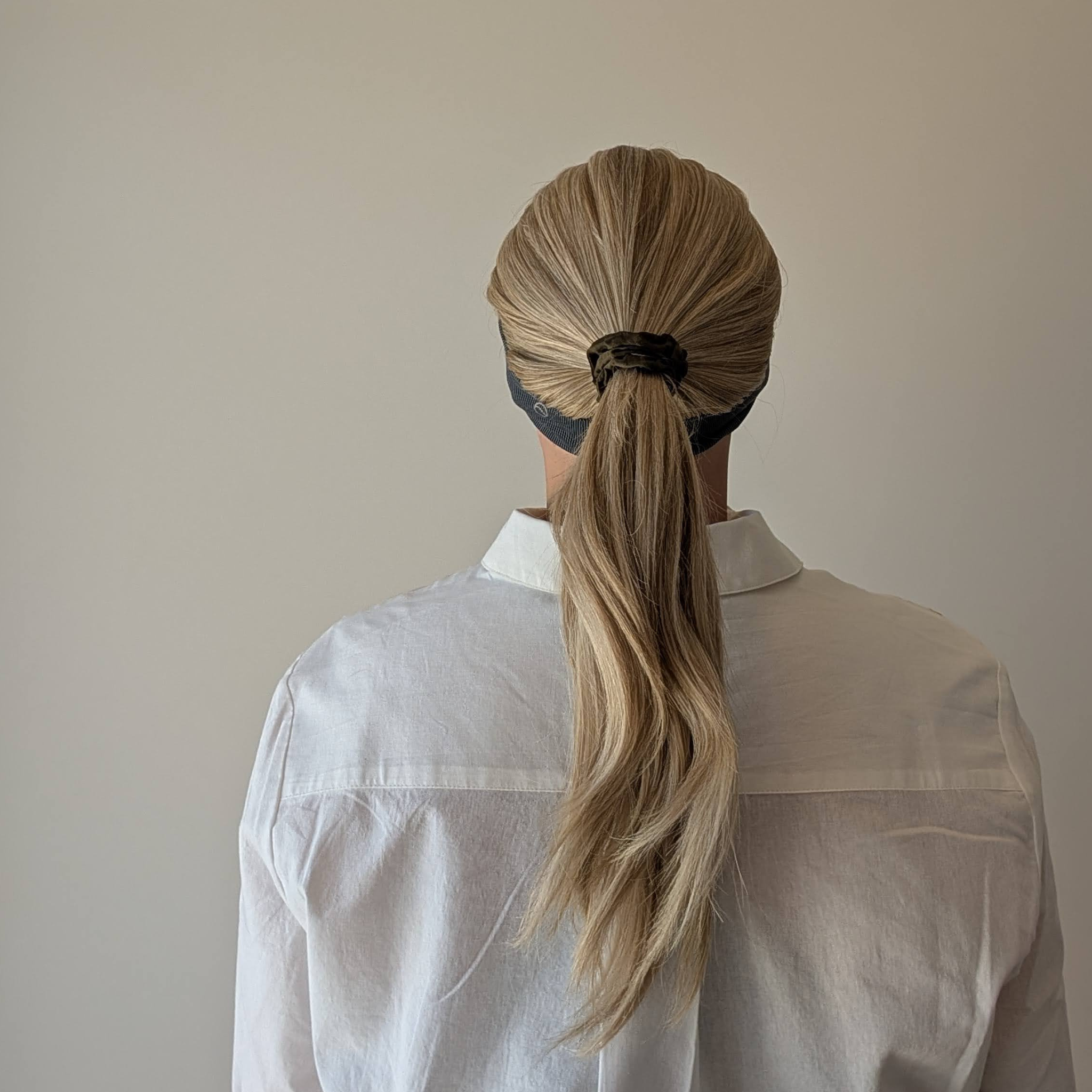 long headband wig beige blonde human hair