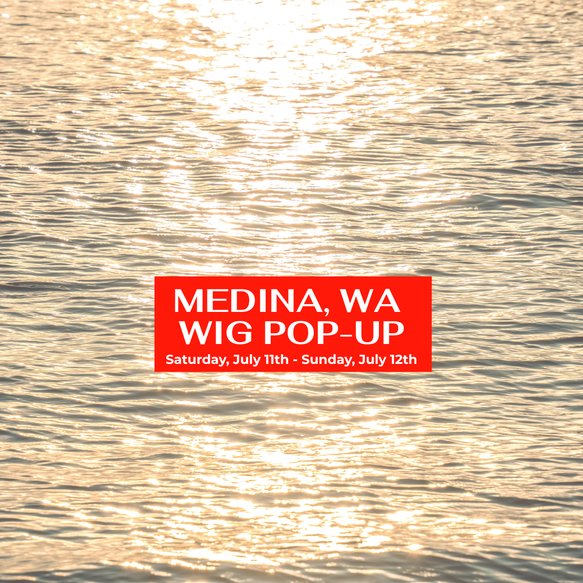 Medina Washington Wig Pop Up Event