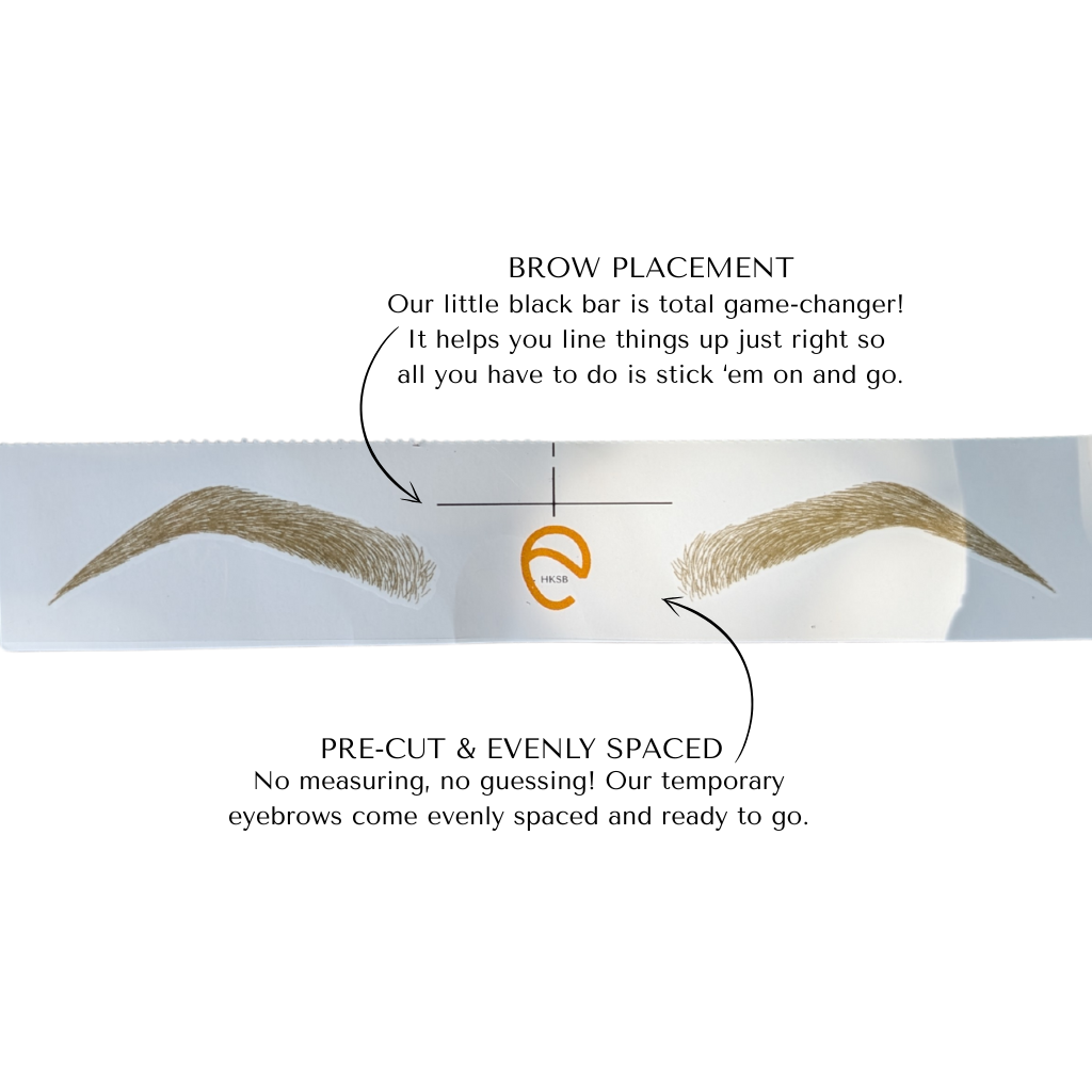 temporary eyebrow tattoos