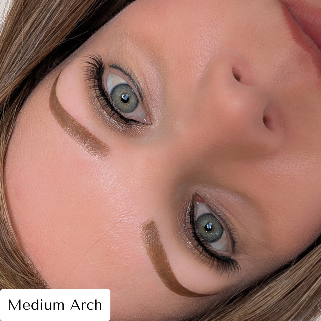 Temporary Eyebrow Tattoos Medium Arch Bronde