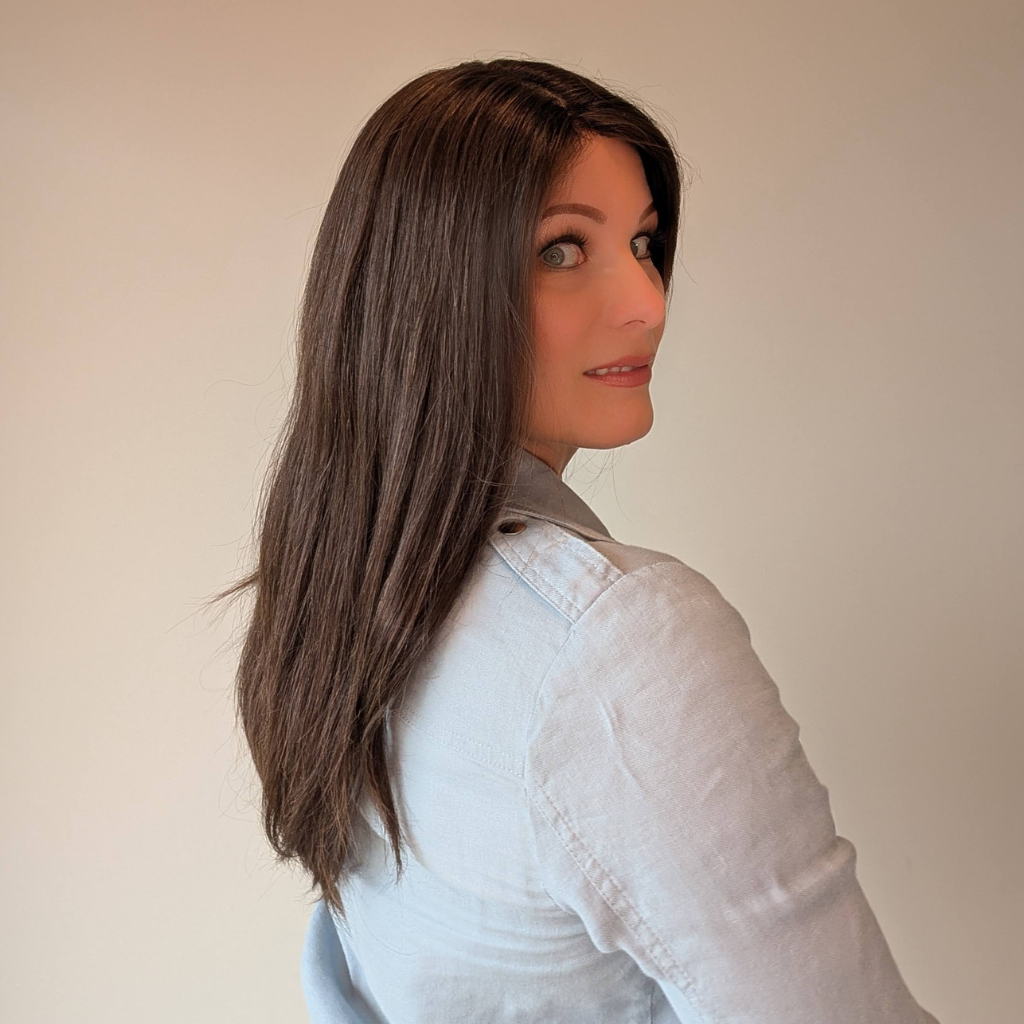 dark brown long wig European human hair