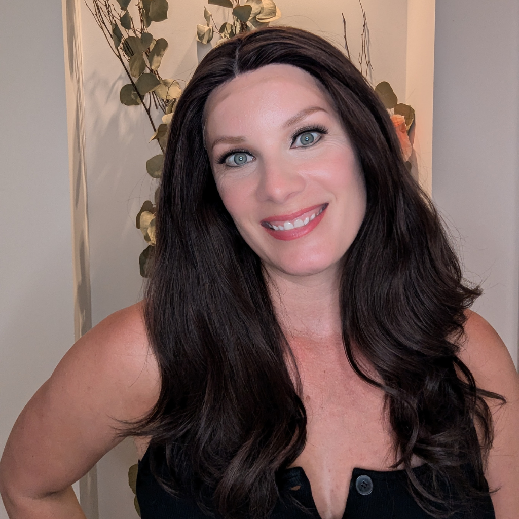 dark brown long wig human hair